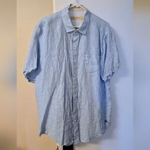 Light Blue Tommy Bahama Men's Linen Shirt